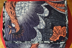 External closed view of laptop sleeve