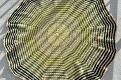 Crocheted baby blanket